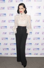 DITA VON TEESE at Loose Women TV Show in London 01/30/2020