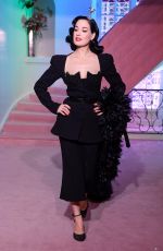 DITA VON TEESE at Ulyana Sergeenko Runway Show at Paris Fashion Week 01/20/2020