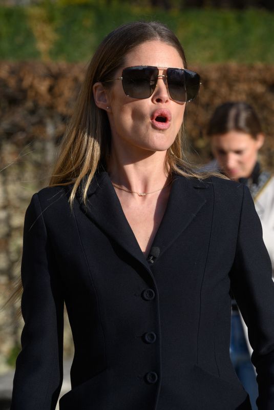 DOUTZEN KROES at Dior Haute Show at Paris Fashion Week 01/20/2020