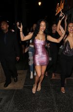 DRAYA MICHELE Leaves Ballet Nightclub in Hollywood 01/22/2020