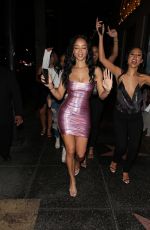 DRAYA MICHELE Leaves Ballet Nightclub in Hollywood 01/22/2020