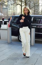DUA LIPA Heading to a Meeting in New York 01/15/2020