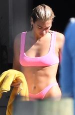 DUA LIPA in Bikini at a Pool in Miami 01/02/2020