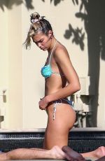 DUA LIPA in Bikini at a Pool in Miami 01/04/2020