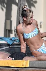 DUA LIPA in Bikini at a Pool in Miami 01/04/2020