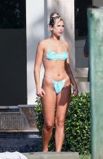 DUA LIPA in Bikini at a Pool in Miami 01/04/2020