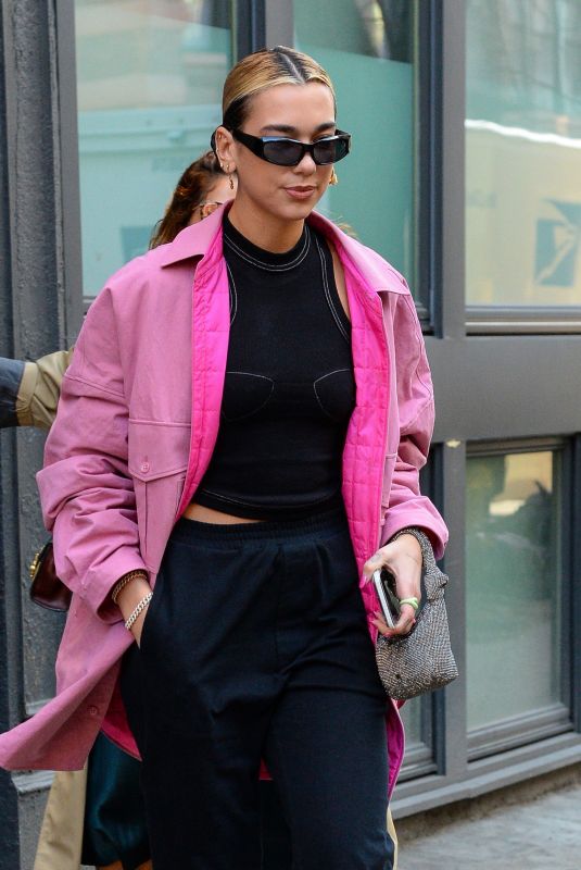 DUA LIPA Out in New York 01/12/2020