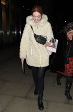 ELEANOR TOMLINSON at La Boheme Press Night Preshow in London 01/10/2020