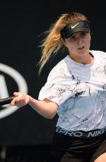 ELINA SVITOLINA Practices at 2020 Australian Open at Melbourne Park 01/19/2020