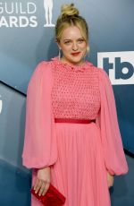 ELISABETH MOSS at 26th Annual Screen Actors Guild Awards in Los Angeles 01/19/2020