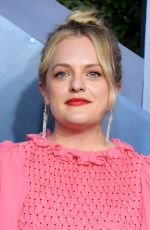 ELISABETH MOSS at 26th Annual Screen Actors Guild Awards in Los Angeles 01/19/2020