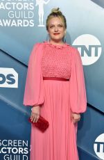 ELISABETH MOSS at 26th Annual Screen Actors Guild Awards in Los Angeles 01/19/2020