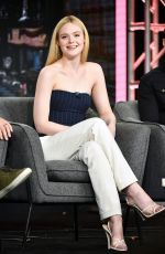 ELLE FANNING at Hulu Panel at 2020 Winter TCA Tour in Pasadena 01/17/2020