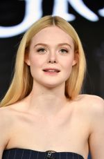 ELLE FANNING at Hulu Panel at 2020 Winter TCA Tour in Pasadena 01/17/2020