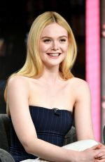 ELLE FANNING at Hulu Panel at 2020 Winter TCA Tour in Pasadena 01/17/2020