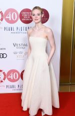 ELLE FANNING at London Critics