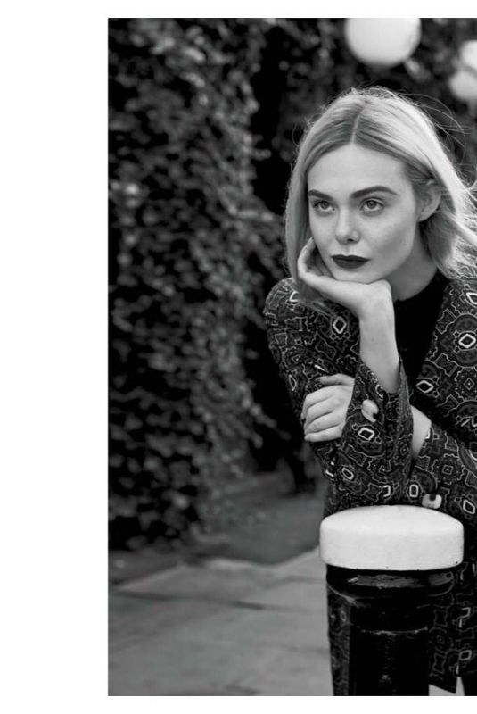 ELLE FANNING for Marie Claire Magazine, February 2020