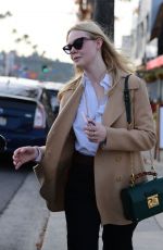ELLE FANNING Out Shopping in Los Angeles 01/03/2020
