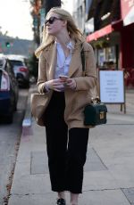 ELLE FANNING Out Shopping in Los Angeles 01/03/2020