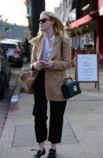 ELLE FANNING Out Shopping in Los Angeles 01/03/2020