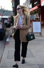 ELLE FANNING Out Shopping in Los Angeles 01/03/2020