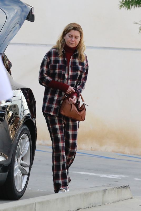ELLEN POMPEO Out and About in Los Feliz 01/17/2020