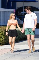 ELLIE GOULDING in Bikini Top Out in Miami 01/01/2020