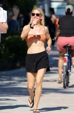 ELLIE GOULDING in Bikini Top Out in Miami 01/01/2020
