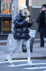 ELSA HOSK Out for Juice in New York 01/29/2020