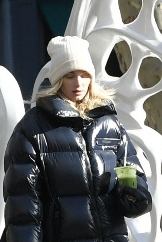 ELSA HOSK Out for Juice in New York 01/29/2020