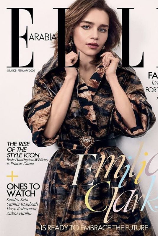 EMILIA CLARKE for Elle Magazine, Arabia February 2020