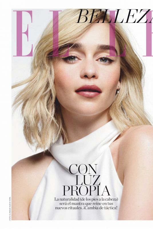 EMILIA CLARKE in Elle Magazine, Spain February 2020