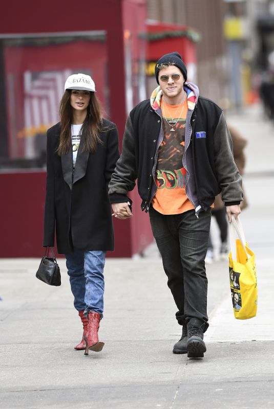 EMILY RATAJKOWSKI and Sebastian Bear McClard Out in New York 01/10/2020