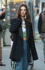 EMILY RATAJKOWSKI and Sebastian Bear McClard Out in New York 01/10/2020