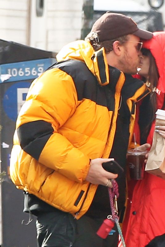 EMILY RATAJKOWSKI and Sebastian Bear McClard Out Kissing in New York 01/23/2020
