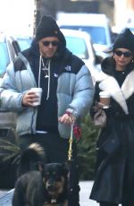 EMILY RATAJKOWSKI and Sebastian Bear McClard Out with Their Dog in New York 01/21/2020