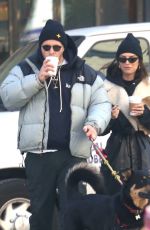 EMILY RATAJKOWSKI and Sebastian Bear McClard Out with Their Dog in New York 01/21/2020