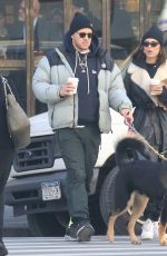 EMILY RATAJKOWSKI and Sebastian Bear McClard Out with Their Dog in New York 01/21/2020