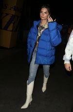 EMILY RATAJKOWSKI Leaves Staples Center in Los Angeles 01/13/2020