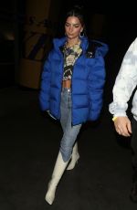 EMILY RATAJKOWSKI Leaves Staples Center in Los Angeles 01/13/2020
