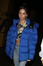 EMILY RATAJKOWSKI Leaves Staples Center in Los Angeles 01/13/2020