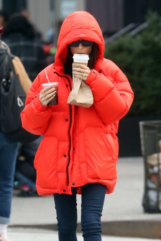 EMILY RATAJKOWSKI Out and About in New York 01/23/2020