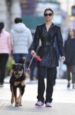 EMILY RATAJKOWSKI Out with Her Dog Colombo in New York 01/19/2020