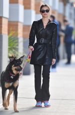 EMILY RATAJKOWSKI Out with Her Dog Colombo in New York 01/19/2020