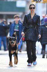 EMILY RATAJKOWSKI Out with Her Dog Colombo in New York 01/19/2020