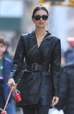 EMILY RATAJKOWSKI Out with Her Dog Colombo in New York 01/19/2020