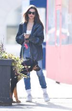 EMILY RATAJKOWSKI Out with Her Dog Colombo in New York 01/24/2020