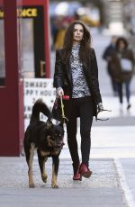 EMILY RATAJKOWSKI Out with Her Dog in New York 01/29/2020
