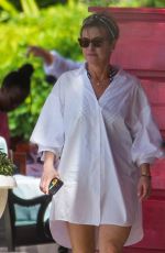 EMMA FORBES Out on the Beach in Barbados 12/24/2019