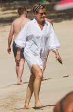 EMMA FORBES Out on the Beach in Barbados 12/24/2019
